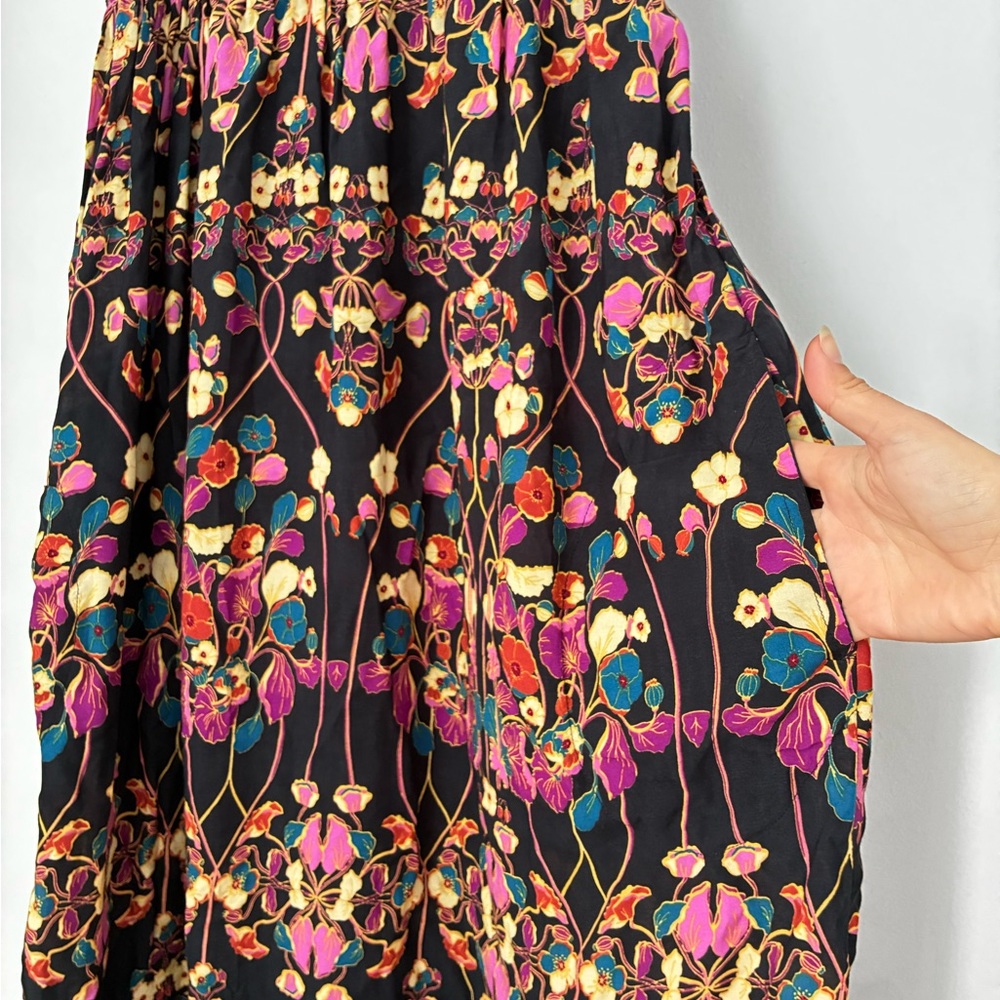 ANTHROPOLOGIE Quilted Floral Maxi Dress - Picture 6 of 10